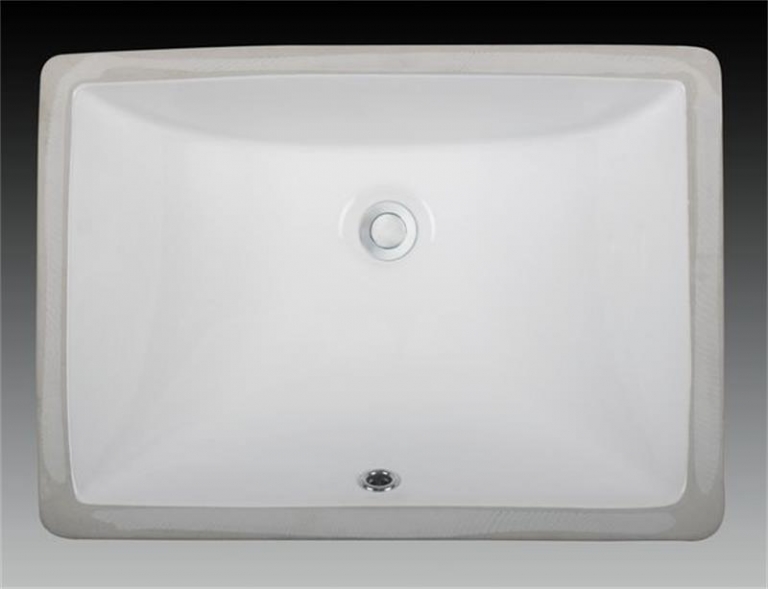 rectangle undermount bathroom sink white 13 x 16